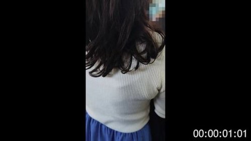 Busty Credit Union OL Harassed on Crowded Train - Uncensored Mature Office Lady